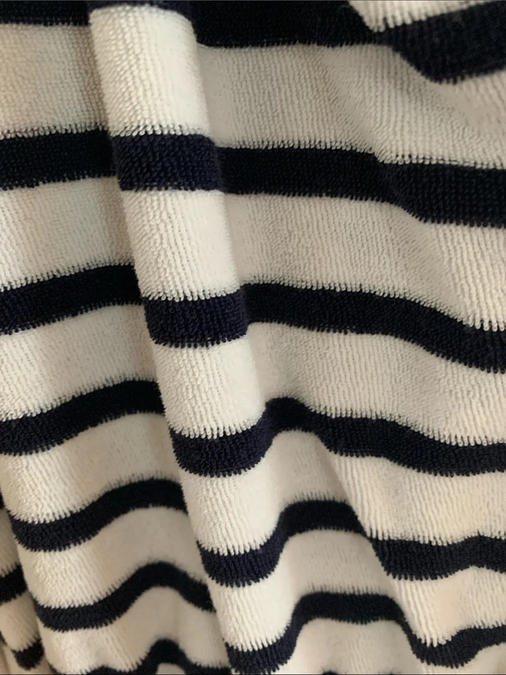 GAP Kids Striped Hooded Dress in Black, White & Pink Coverup